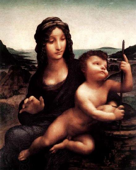 LEONARDO da Vinci Madonna with the Yarnwinder